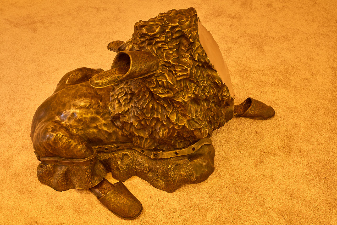 Vue de l’exposition Mike Bourscheid – Thank you so much for the flowers, 2017. 57th International Art Exhibition – La Biennale di Venezia. Copyright Mike Bourscheid. Photo : Luke Andrew Walker.