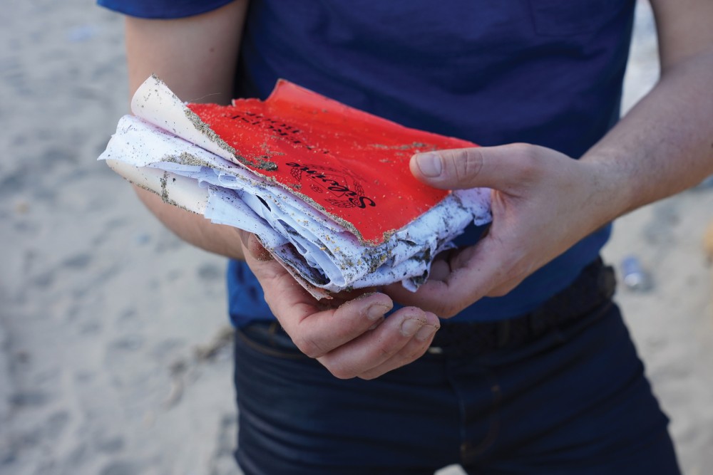 Marco Godinho, Written by Water, 2013-2019, research material.
Courtesy of the artist. Photo: Fábio Godinho